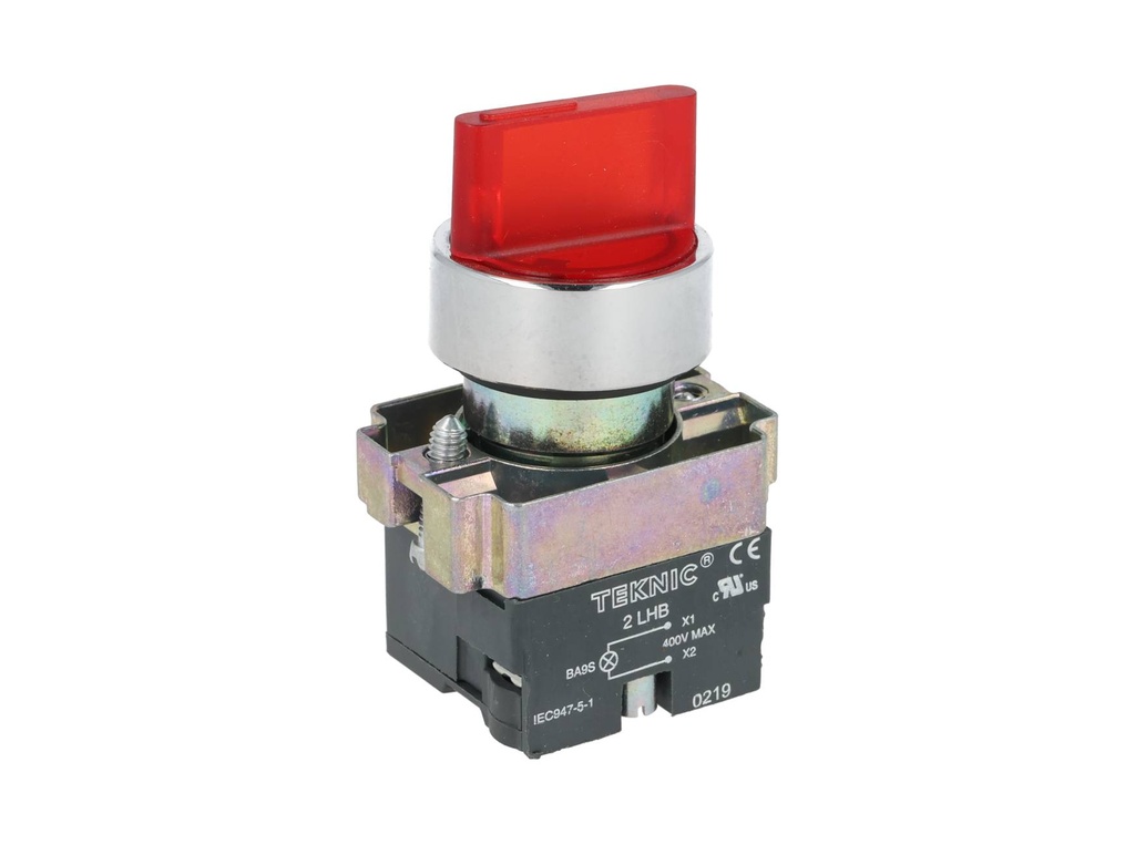 2ASL4LB-3-400 — SELECTOR IL 3POS FIJAS NO INCLUYE LED 24V, 110V230V CA/CD #MCB94*** (***=VOLTAJE) 