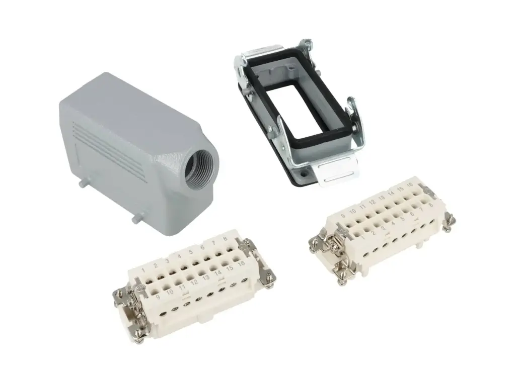 CISET16PM — SET CONECTOR INDEPENDIENTE MACHO HEMBRA 16 POLOS+TIERRA, M25, 16AMP. 450VCA