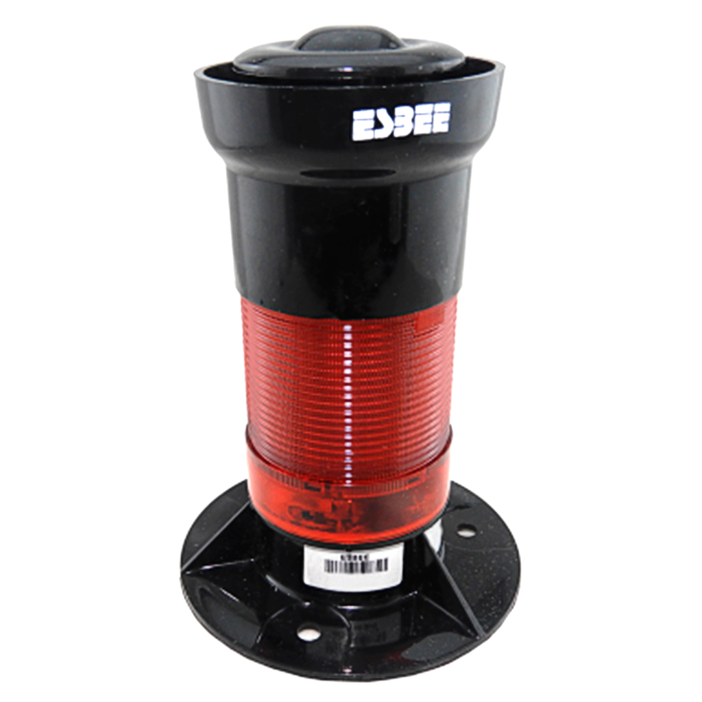 IA12M34R240A — SIRENA CON MODULO ROJO INTERMITENTE240V CA, 100 Lux, 100 dB, IP65