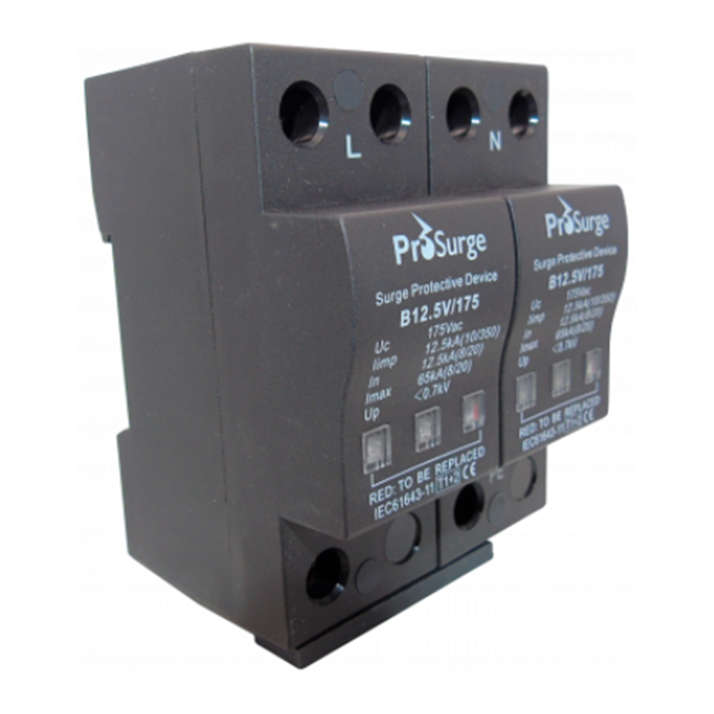 B12.5V/175-S/2P — SUPRESOR DE PICOS DSP PARA SISTE TIERRA TN-C:1F (SPLIT) -3C, VOL