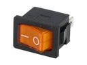 TP-KCD-YL — SWITCH ILUMINADO AMARILLO 1P1T, 6A/250VCA, 10A/125VCA, 12.5X18mm, 4 TERMINALES, CICLOS: 10, 000