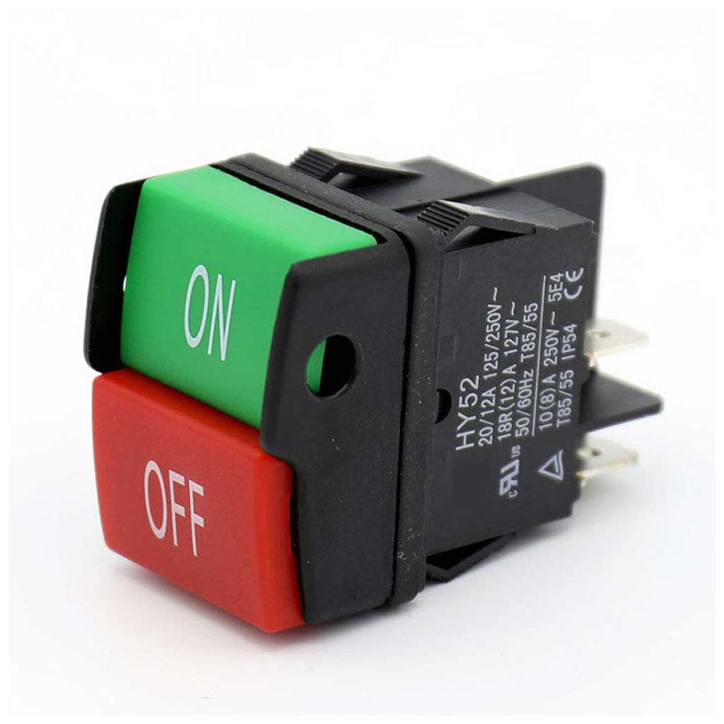 HY52B — SWITCH P/PANEL ON-OFF 12A 125/250V