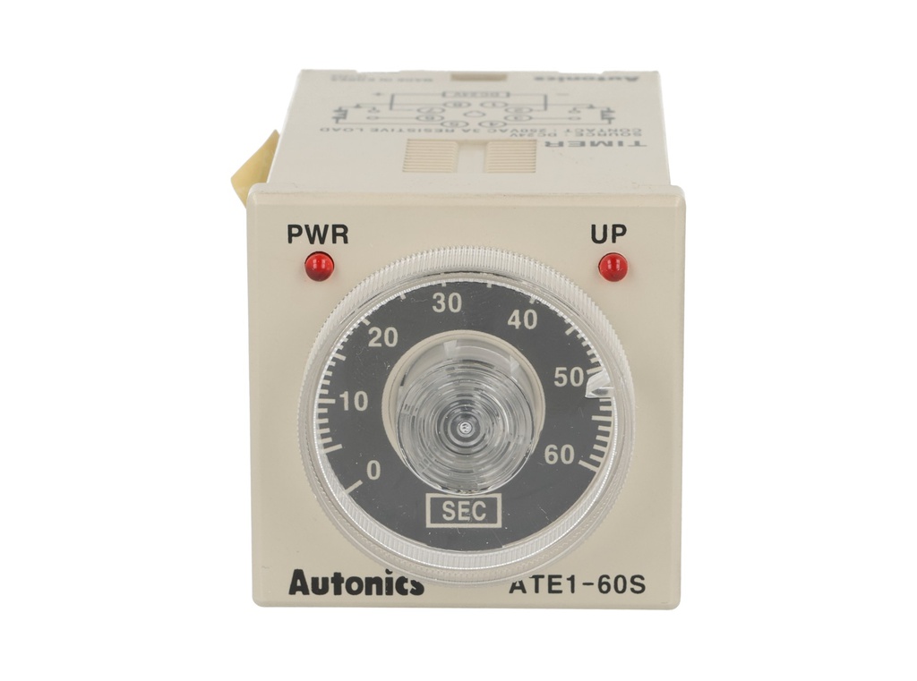 ATE1-1M-24VCD — TEMPORIZADOR  A  1MIN ON DELAY 2P2T