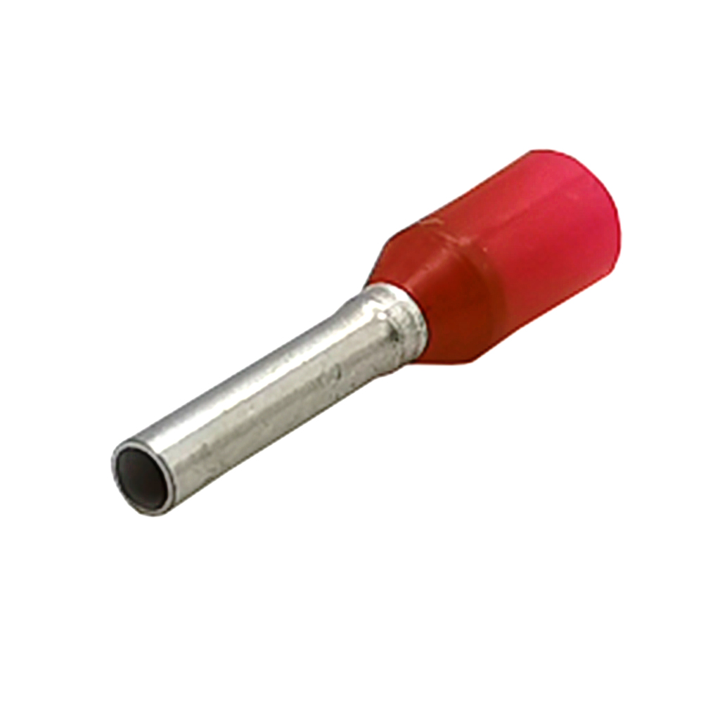 V30AE000081 — TERMINAL CLEMA (100PZAS) AWG17 (1.0mm) , NORMA EUROPEA ROJO