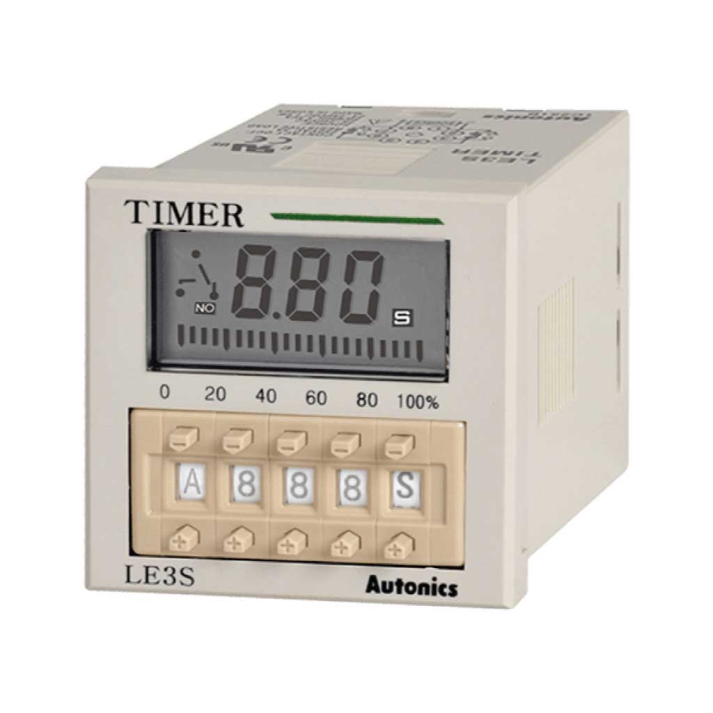 LE3S — TIMER D 3DIGITAL SALIDA 1PDT NO-V-ON 100-240VCA, 24-240VCD EQUIV. LF4N-A 