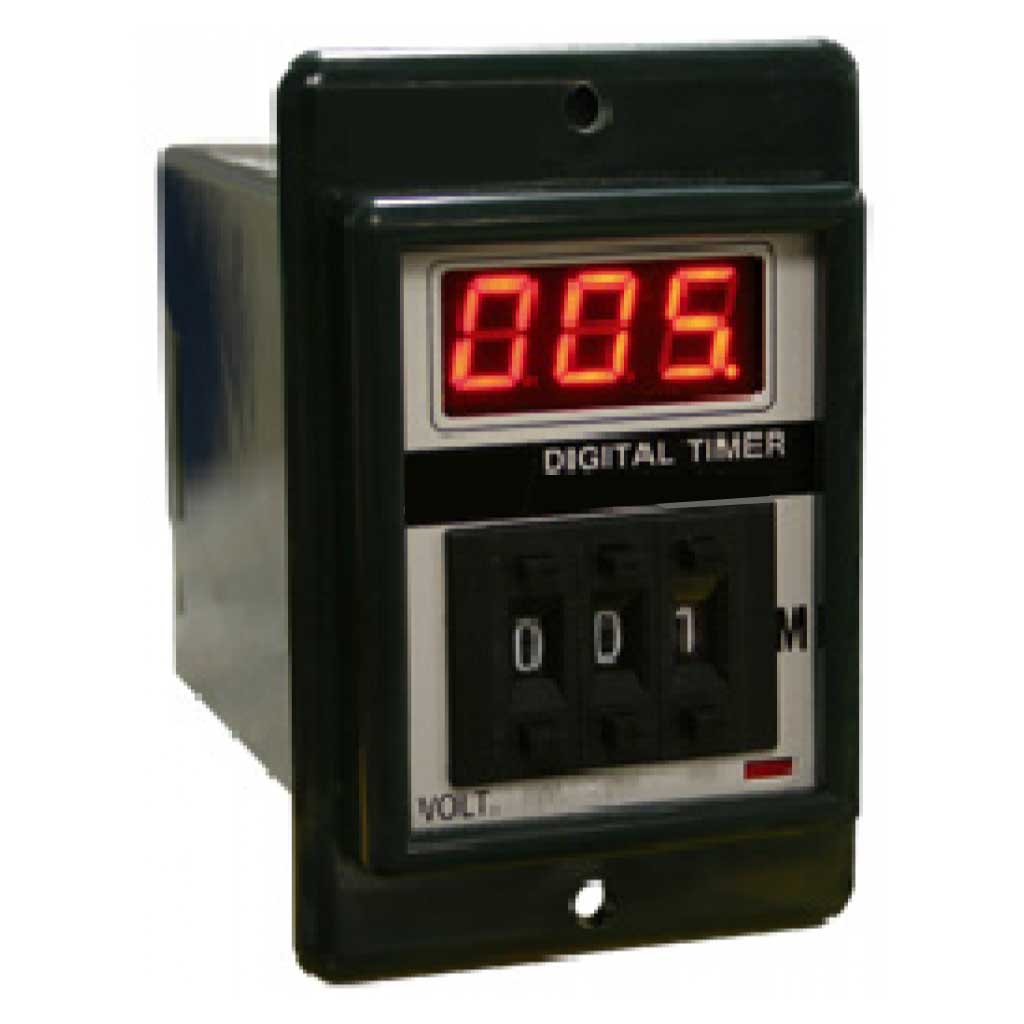 TP-TIMOD-2C110V — TIMER D 999 MIN, MANUAL, 110VCA, 2 CONTACTOS 5AMP., 8 PINES