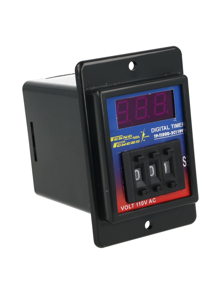 TP-TISOD-2C110V — TIMER D 999 SEG, MANUAL, 110VCA, 2 CONTACTOS, 5AMP., 8 PINES