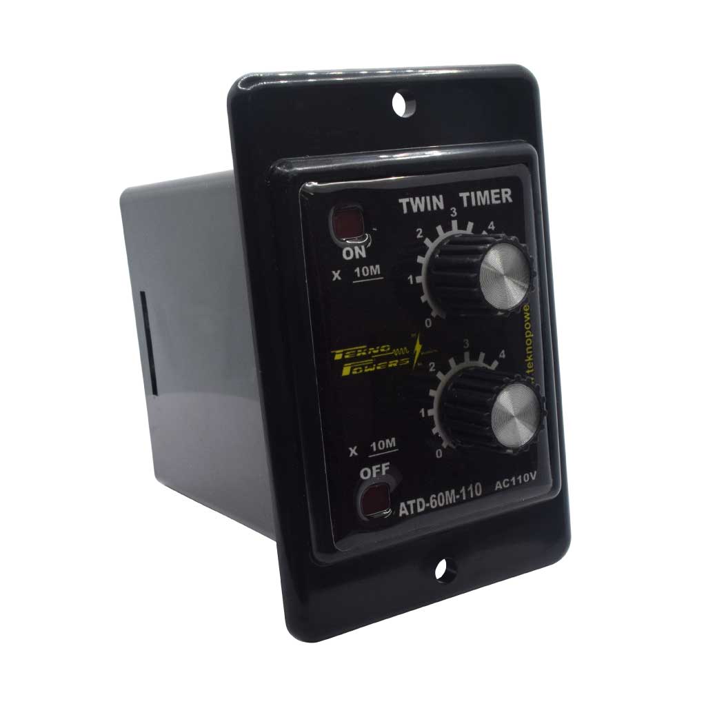 ATD-60M-110 - TIMER DOBLE 60MIN. 110VCA 8PINES C/LED