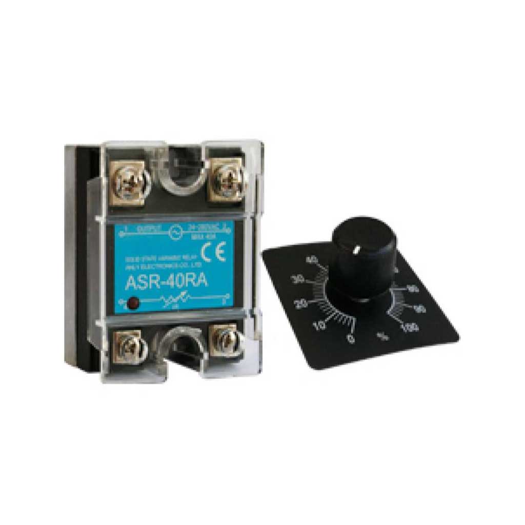 XSSVR-2425W1 — RELEVADOR ESTADO ESTADO SOLIDO ENTRADA VARIABLE, 25A, 24-280 VCA, CON POTENCIOMETRO, 250K, CON PERILLA