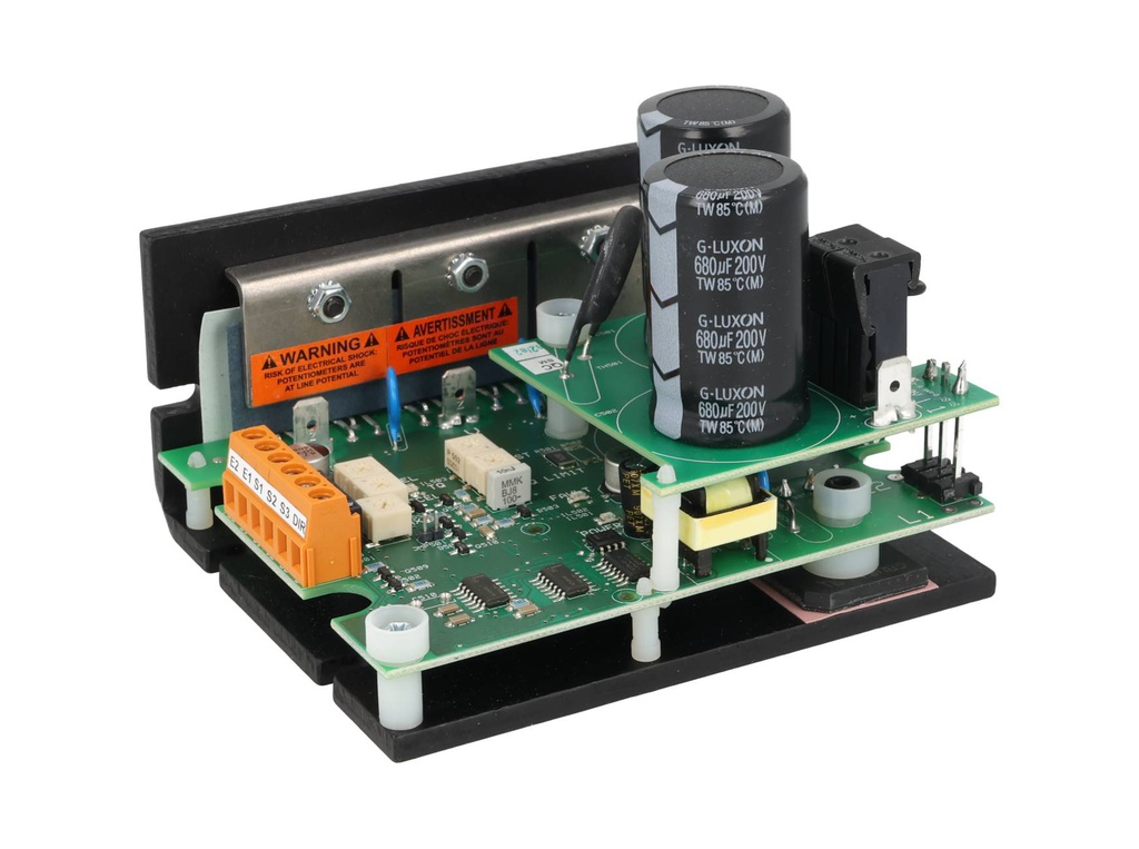 VFD600-2.4 — VARIADOR DE FRECUENCIA115/230VCA 1/2HP 1FASE, SALIDA 0-230VCA 2.4AMP. (# ANTERIOR VFD-D230AC) 