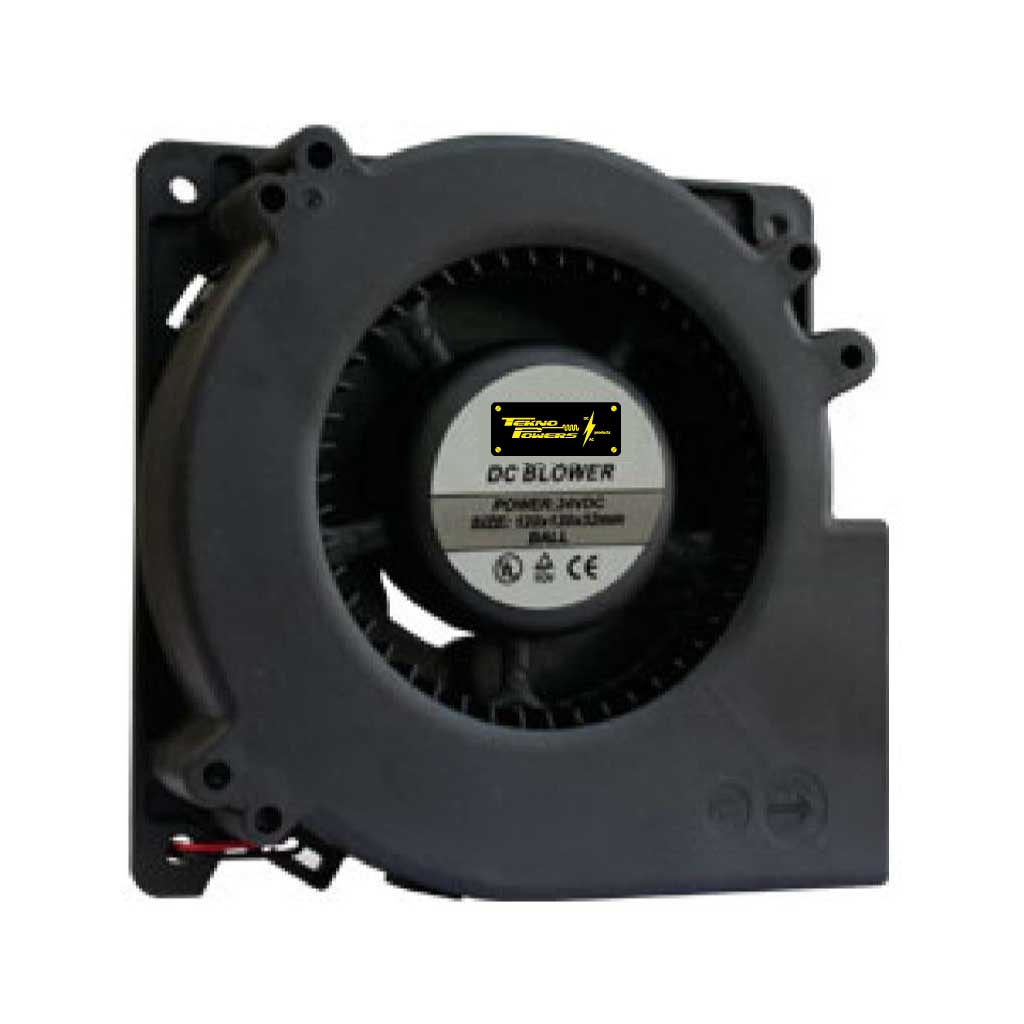 TP-FAN24D-120BE — VENTILADOR CON BALERO 24VCD 120X120X32mm2700RPM, CFM=32.5, 49DB, 0.55AMP.