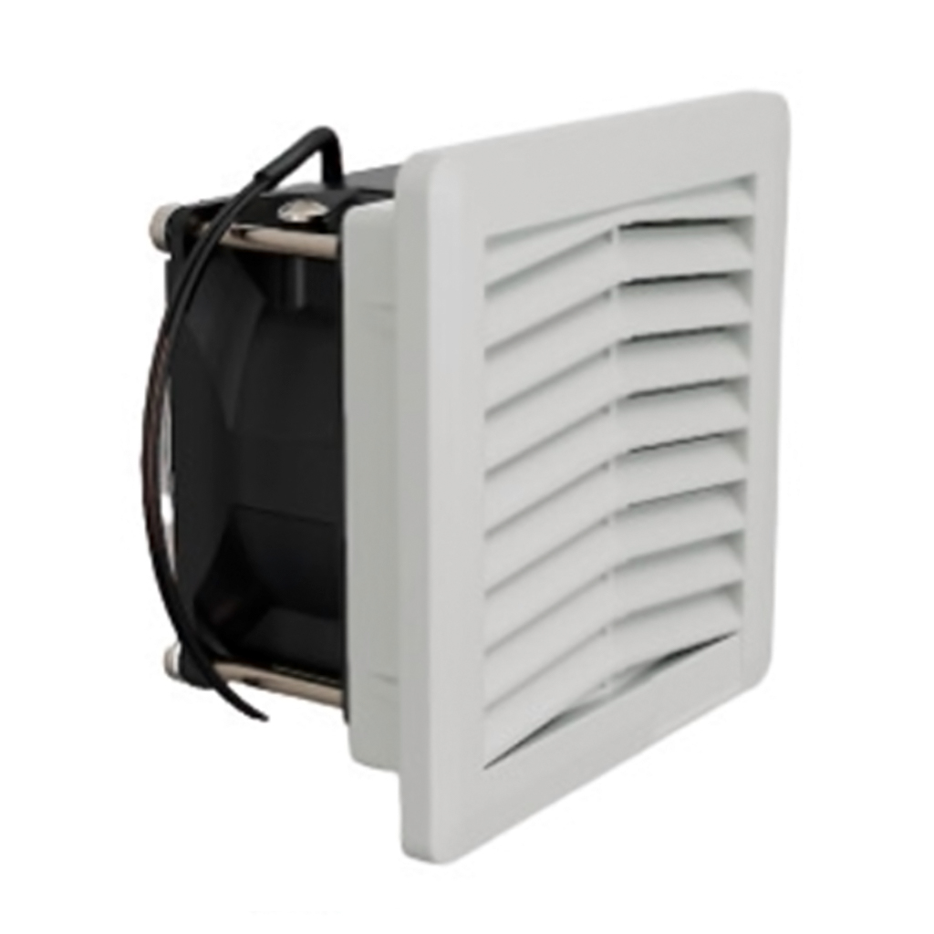 AFF-1010G-120VAC — VENTILADOR CON FILTRO 115V GRIS, 0.11/0.09A, 7/9CFM