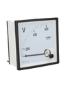 NP96-V-600 — VOLTIMETRO ANALOGO 0-600VAC 96 X 96MM