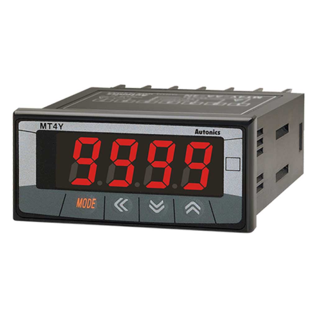 MT4Y-DV-4N — VOLTIMETRO CD LED 4DIG. 0-500V