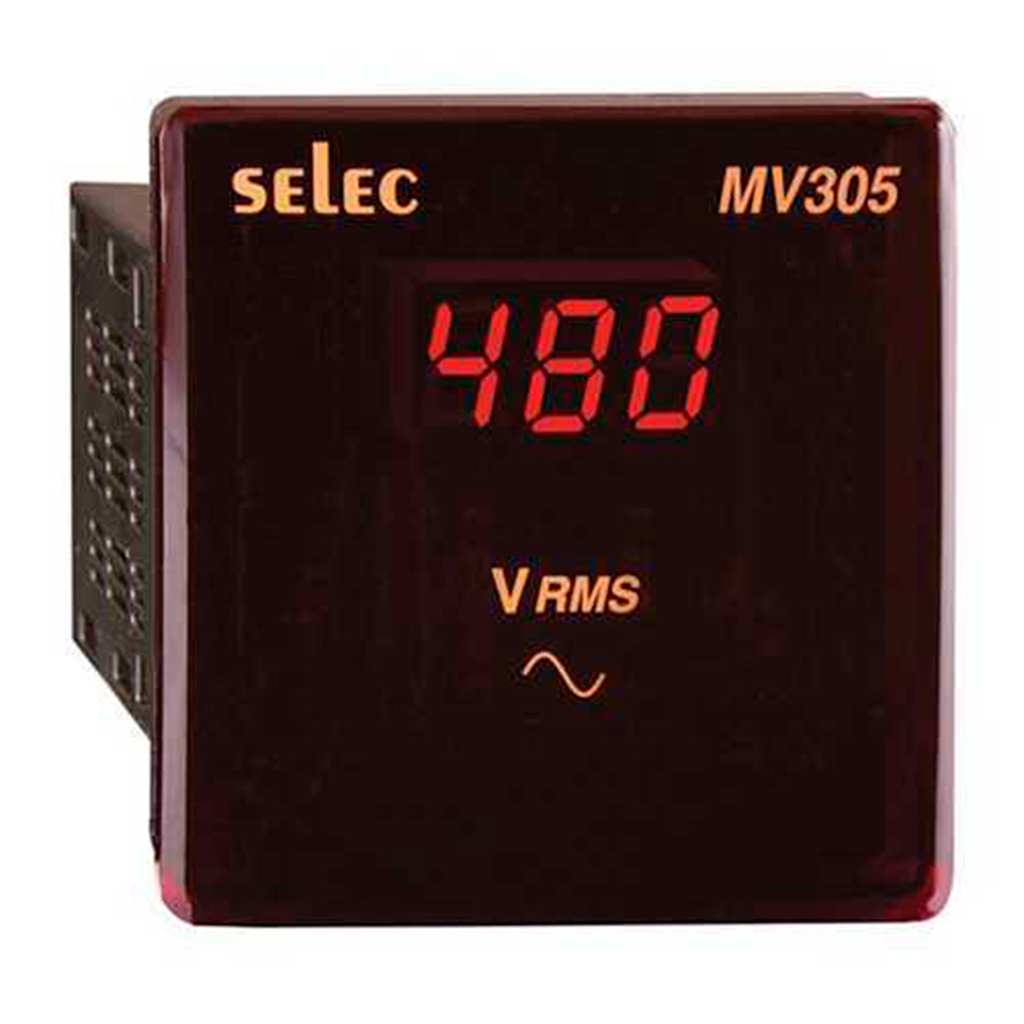 MV305-240 - VOLTIMETRO DIGITAL 240VCA 50/60HZ