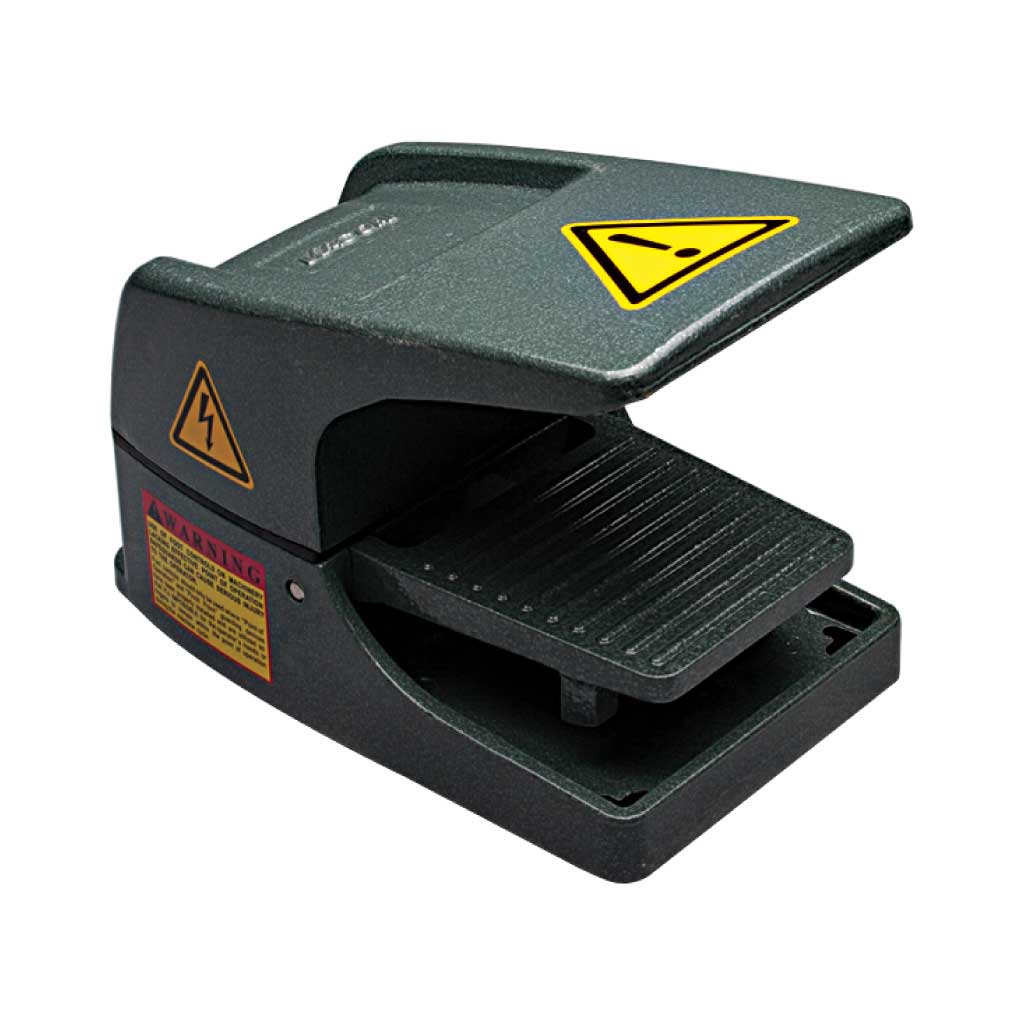 HRF-HD3 — INTERRUPTOR DE PEDAL MEDIANO 1NA+1NC 15A125/250/380VCA, MICRO INTERRUPTOR TIPO Z, IP65, 200X92X130mm