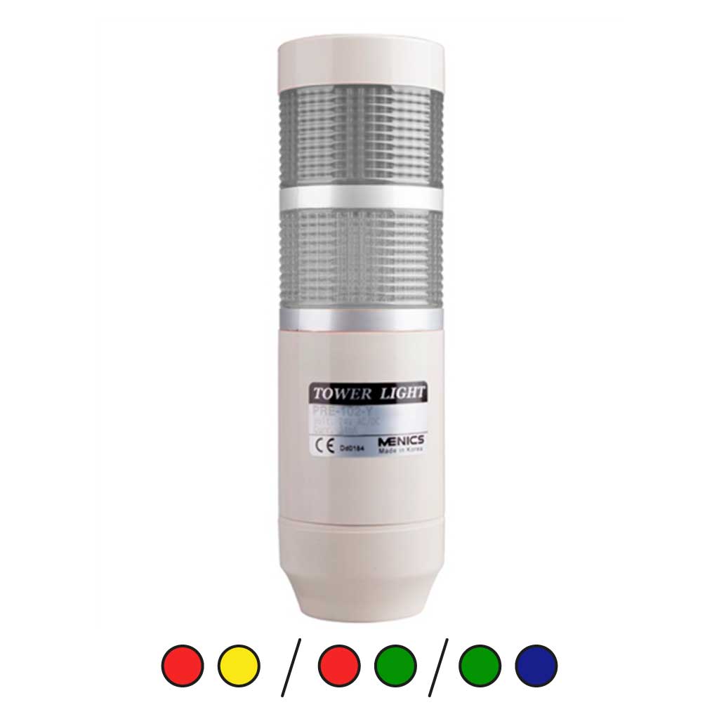 PRE-201-2 — TORRETA IND 2 COLORES 56MM 12VCA/CD