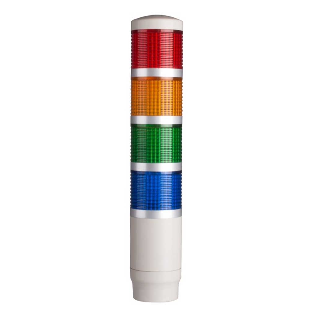 PMEF-402-4 — TORRETA IND 4 COLORES 45mm 24VCA/CD CON FLASH