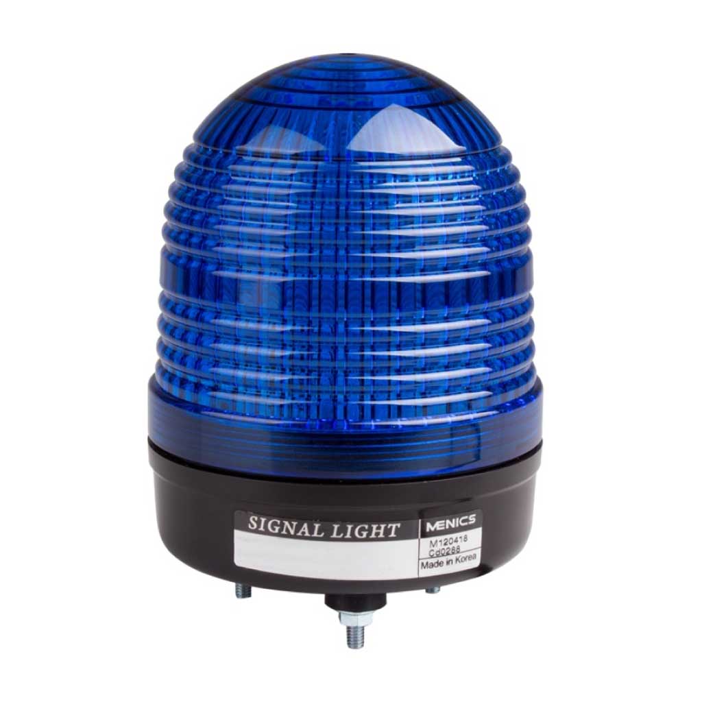 MS86L-F02B — TORRETA INDEPENDIENTE LED AZUL 24VCA/CD, FIJA Y FLASH