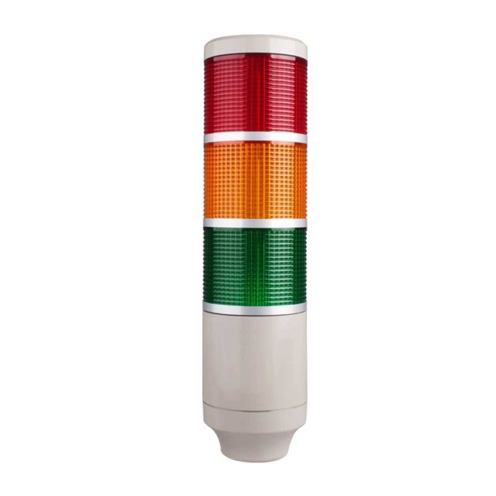MT8B3DL-3 — TORRETA INDUSTRIAL 12VCA/CD 3 COLORES 85mm