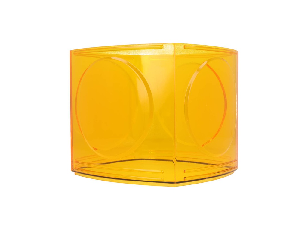 MSGS-Y — LENTE AMARILLO P/FAROLA SERIE MSGS 140MM