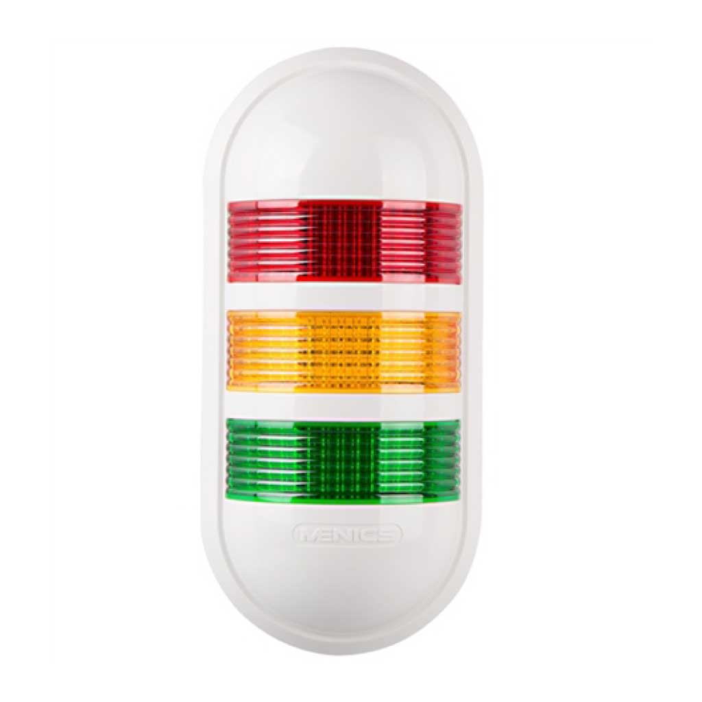 PWE-302-RYG - FAROLA DE PARED,VER.AMAR.ROJO,24VCD/CA