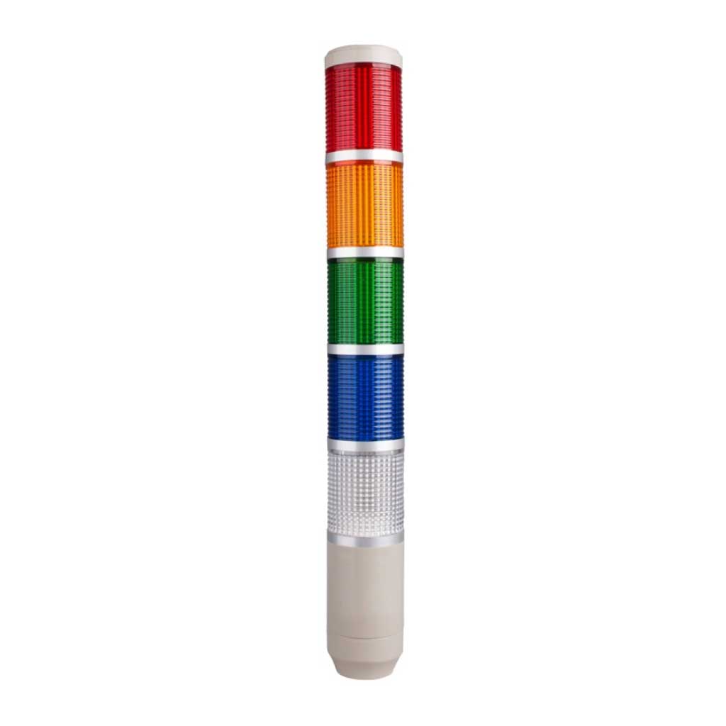 MT5C5AL-5 — TORRETA INDUSTRIAL 24VCA/CD 5 COLORES 56mm CON FLASH