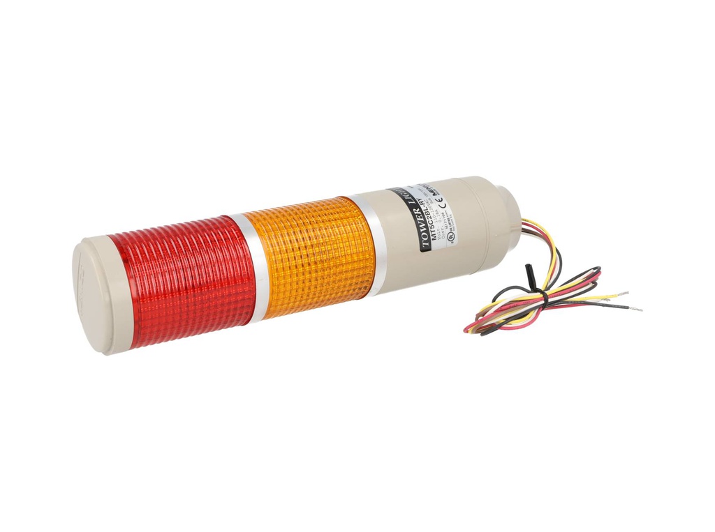 MT5C2BL-YR — TORRETA INDUSTRIAL 56mm 120VCA (AMARILLAROJA) CON DESTELLO