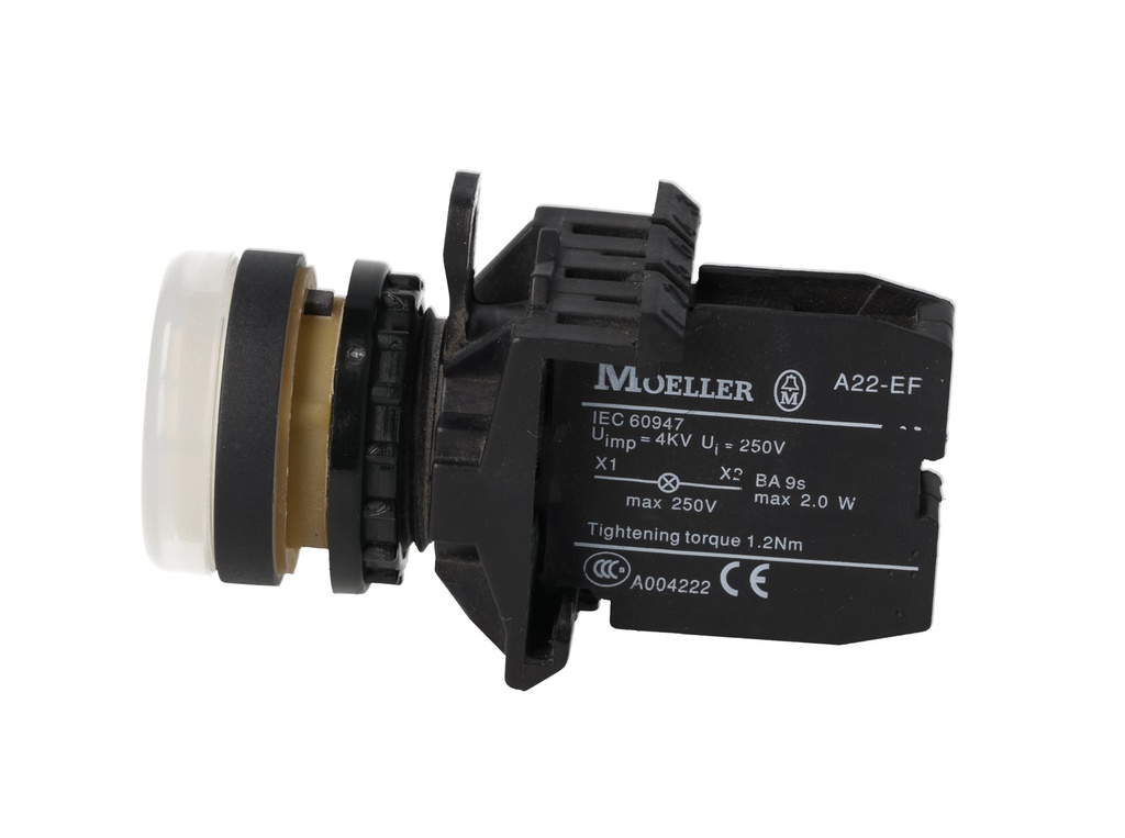 A22-RLF-WS/E — INDICADOR LUMINOSO BLANCO
