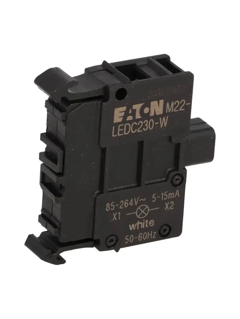 M22-LEDC230-W — LED BLANCO 230V, TORNILLO FIJACION DEBASE