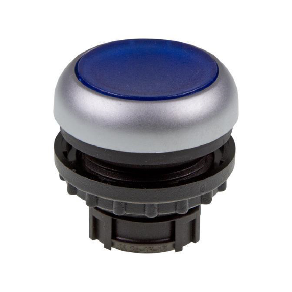 M22-DRL-B — BOTON ENCLAVADO ILUMINADO AZUL