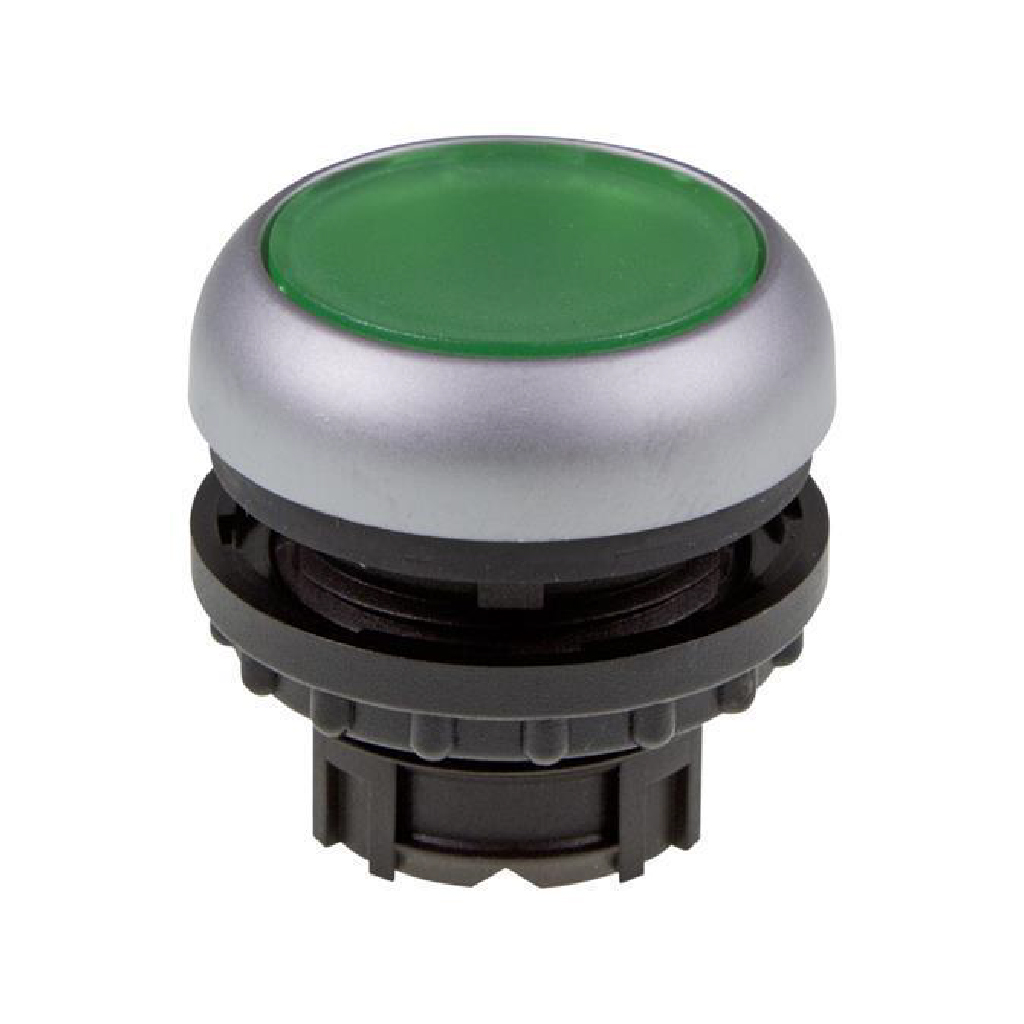 M22-DRL-G — BOTON ENCLAVADO ILUMINADO  VERDE