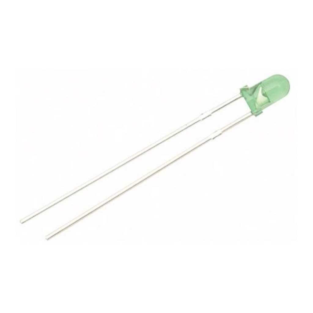 L-934GT — LED VERDE BRILLANTE 3MM