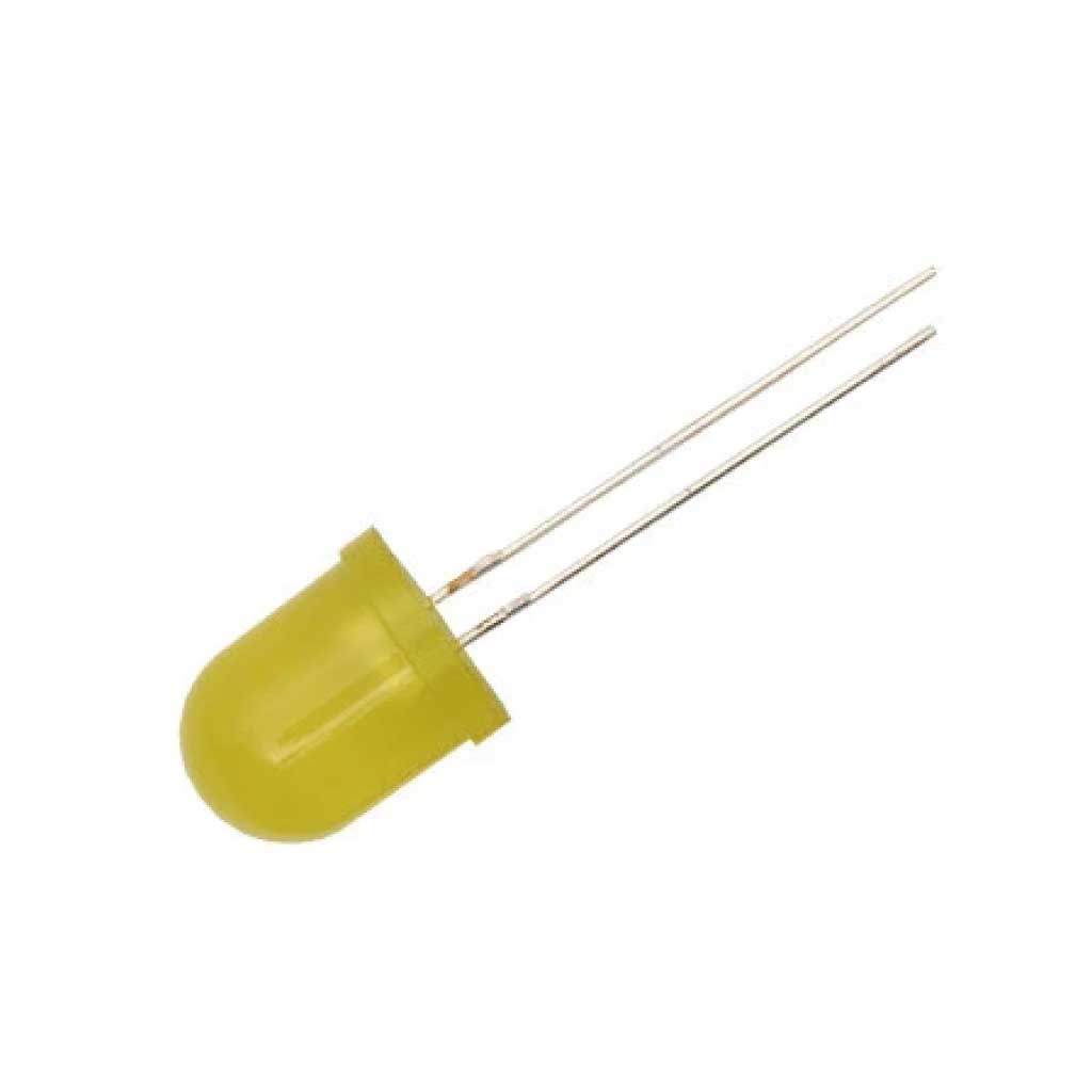 L-813YD — LED AMBAR DIFUSO SUPER JUMBO 10MM