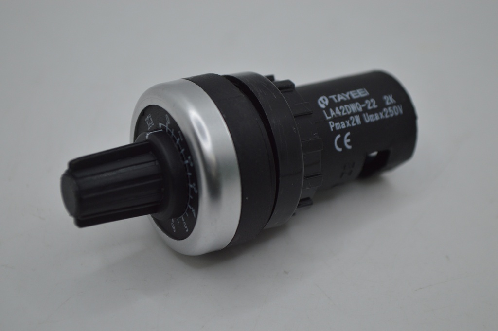 TP-P22-2K — POTENCIOMETRO 22mm 2K OHMS CON DIALLIENEAL ENCAPSULADO