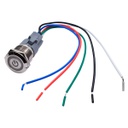 TP-MM25-PR12 — INTERRUPTOR METALICO 25mm 12V ON-MOM2P2T