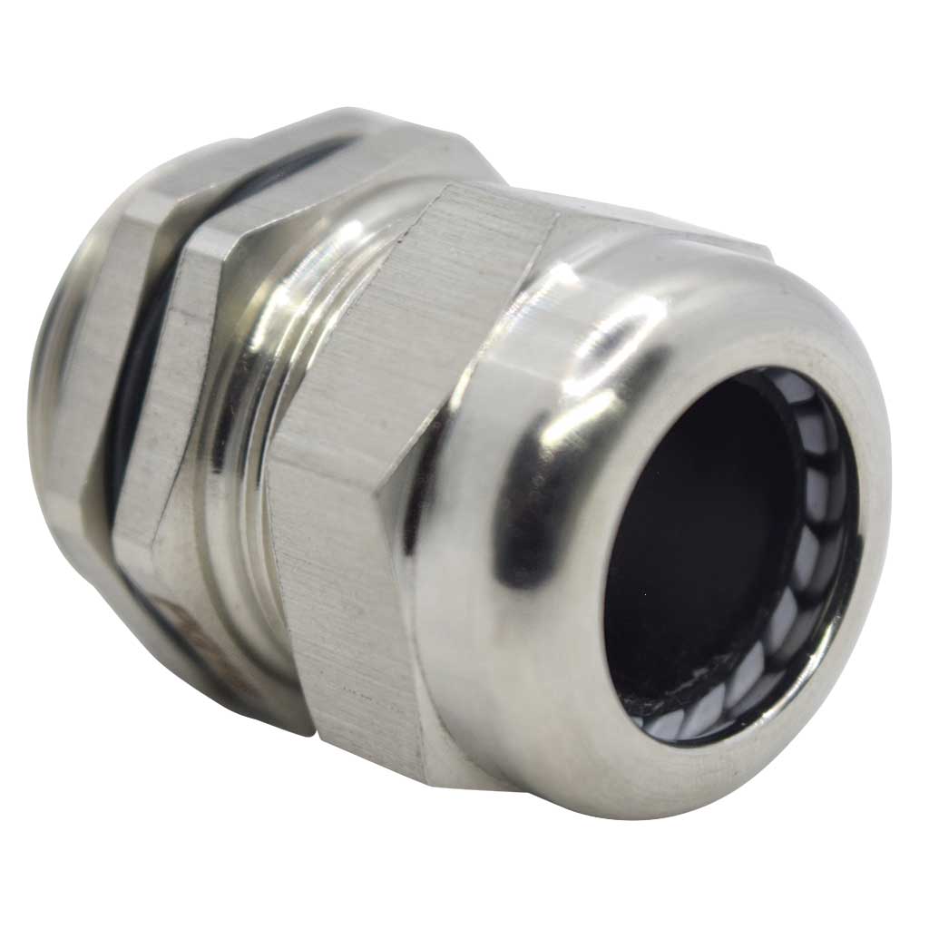 CGSS-PG11 — CONECTOR GLAND. METALICO PG11, CON CONTRA TUERCA, ACERO INOXIDABLE