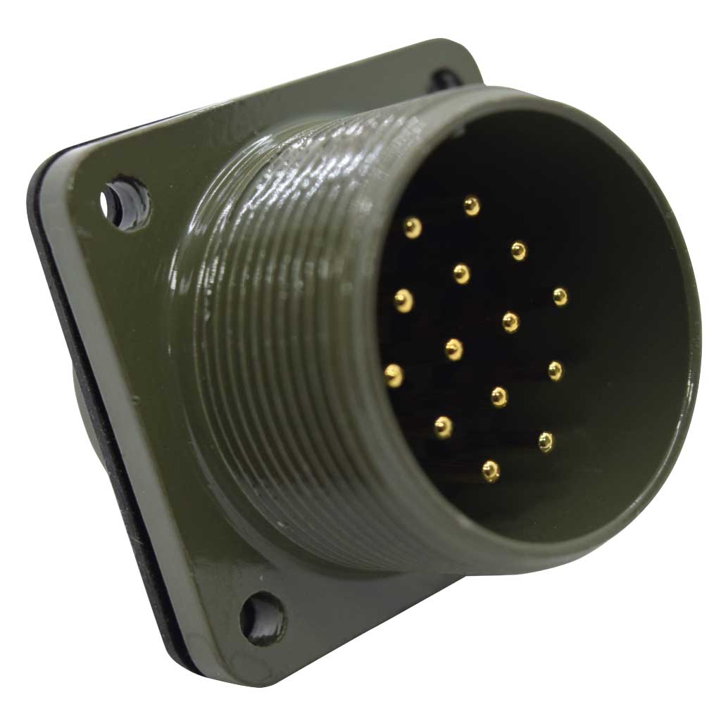 TP-MSK-14PM — CONECTOR TIPO MILITAR 14P SOCKET (CHASSIS) MACHO