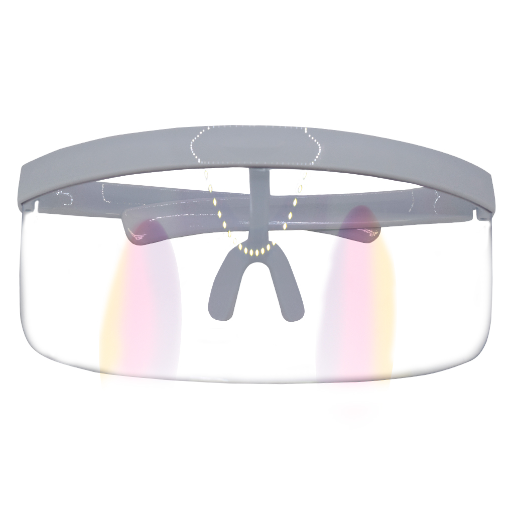 TP-COVID-4 — LENTES PROTECTORES COLOR BLANCO, ALTA EFICIENCIA DE BLOQUEO DE LUZ ULTRAVIOLETA, ALTA DEFINICIÓN, DISEÑO CÓMODO Y RESISTENTE