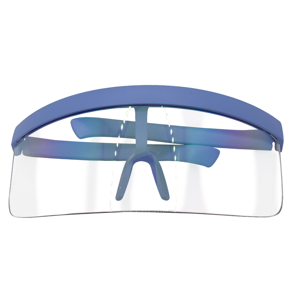 TP-COVID-2 — LENTES PROTECTORES COLOR VIOLETA, ALTA EFICIENCIA DE BLOQUEO DE LUZ ULTRAVIOLETA, ALTA DEFINICIÓN, DISEÑO CÓMODO Y RESISTENTE
