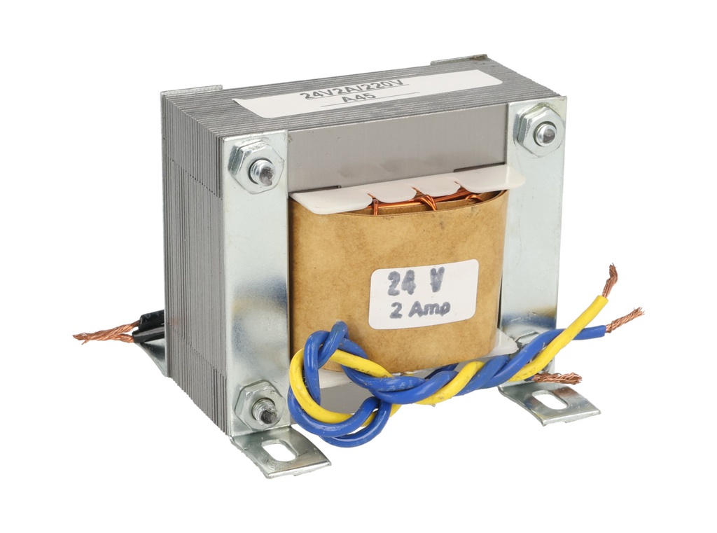 24V2A/220V - TRANSFORMADOR 24V 2AMP, ENTRADA 220VCA