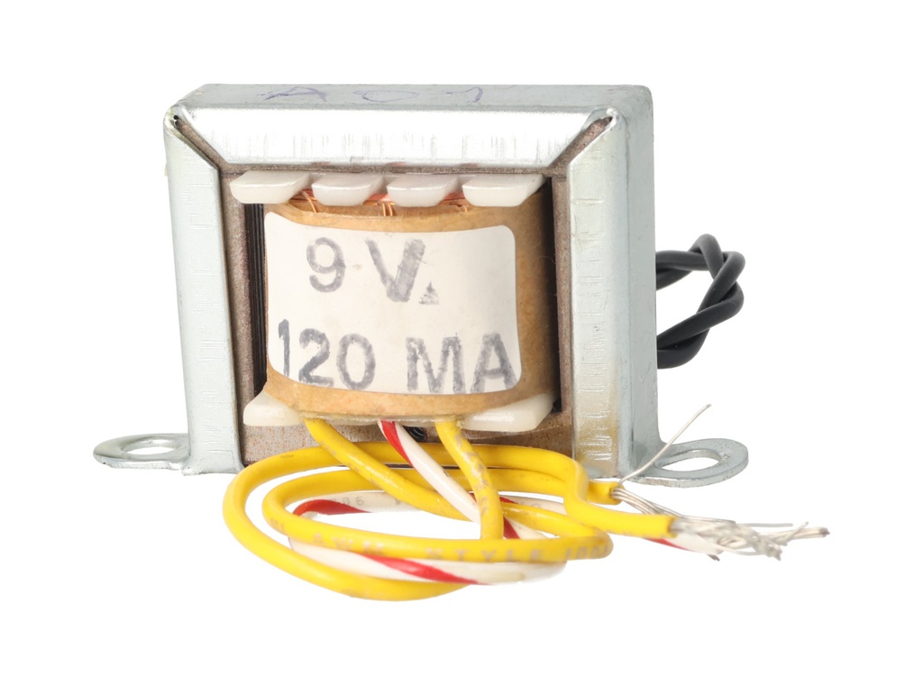 9V120MA/120V - TRANSFORMADOR 9V 120MA,ENTRADA 120VCA