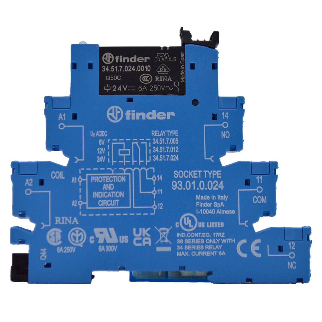 385100240060 - INTERFACE CON RELE   24AC/DC 6A 