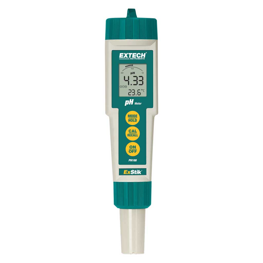 PH100 — MEDIDOR DE PH/TEMP.DE 0.00 A 14.00PH,-5 ºC A 90 ºC PORTATIL