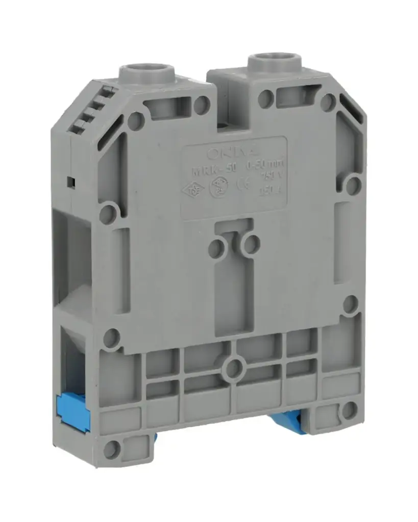 BORNERA ATORNILLABLE 50MM/ 1/0AWG 150A750VCA, COLOR GRIS