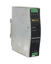 TPSR-75-24HP — FUENTE DE VOLTAJE P/RIEL 24VCD3.2A,76.8W, 85-264VCA,120-370VCD,55X125X100MMUSO RUDO