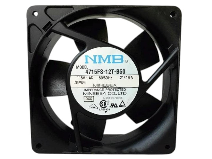 4715FS-12T-B50 — VENTILADOR 115VCA 120X120X38MM (4-5/8) 110CFM