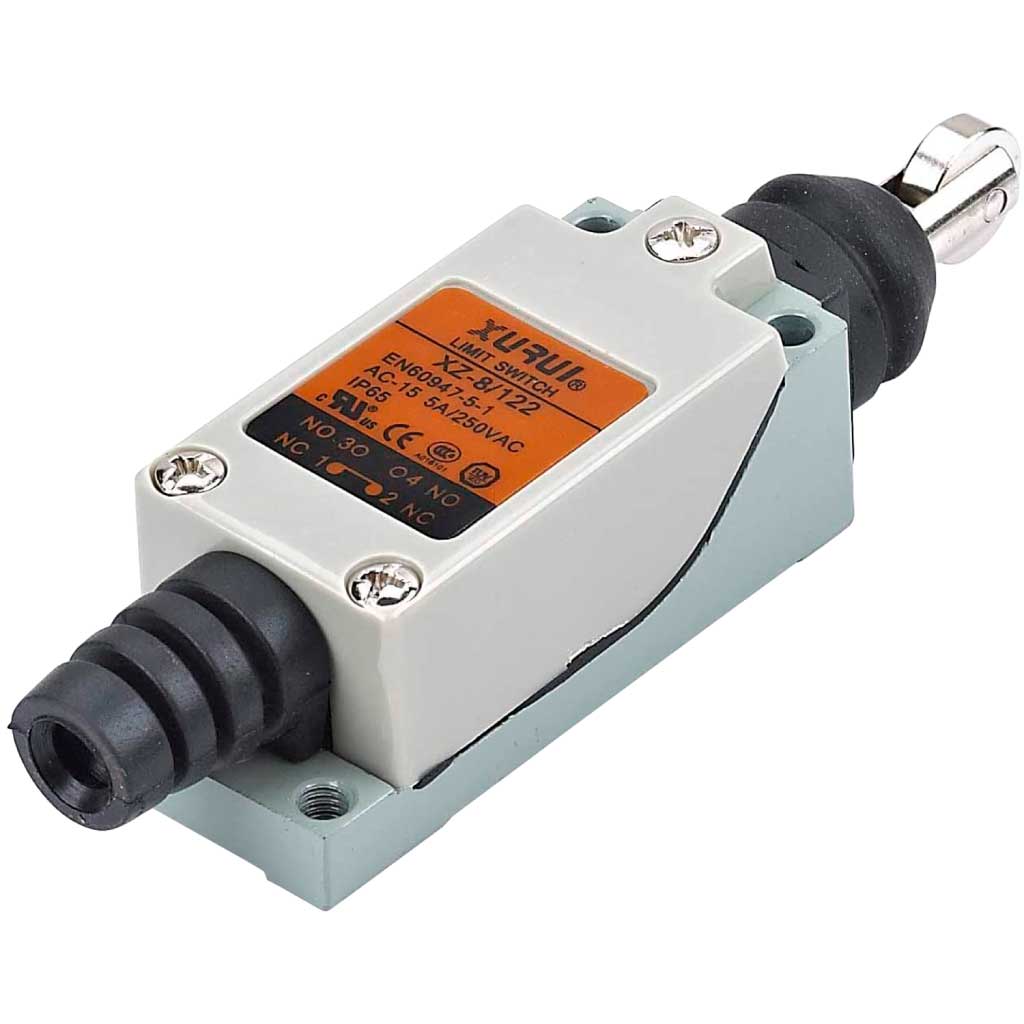 XZ-8/122 — MICROSWITCH DE FINAL DE CARRERA ROLDANA, METALICA TRANSVERSAL