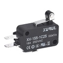 XV-155-1C25 — MICROSWITCH PALANCA CORTA C/RODILLO 16A, 250V