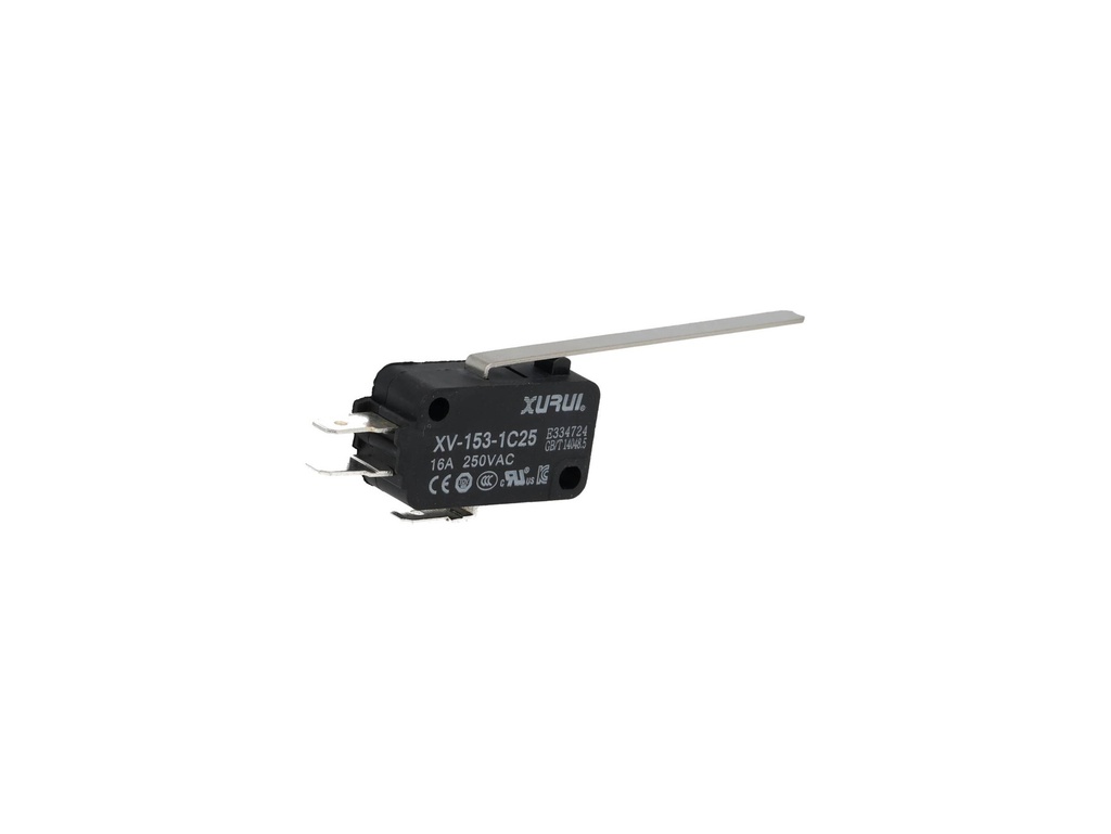 XV-153-1C25 — MICROSWITCH PALANCA LARGA 16A 250V